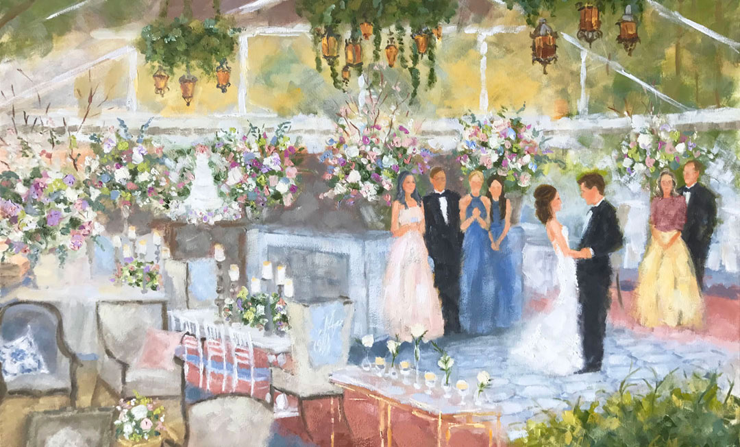 wedding painting dallas, houston